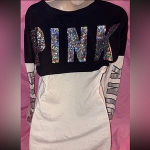 Victoria’s Secret sequin bling long sleeve shirt size XS